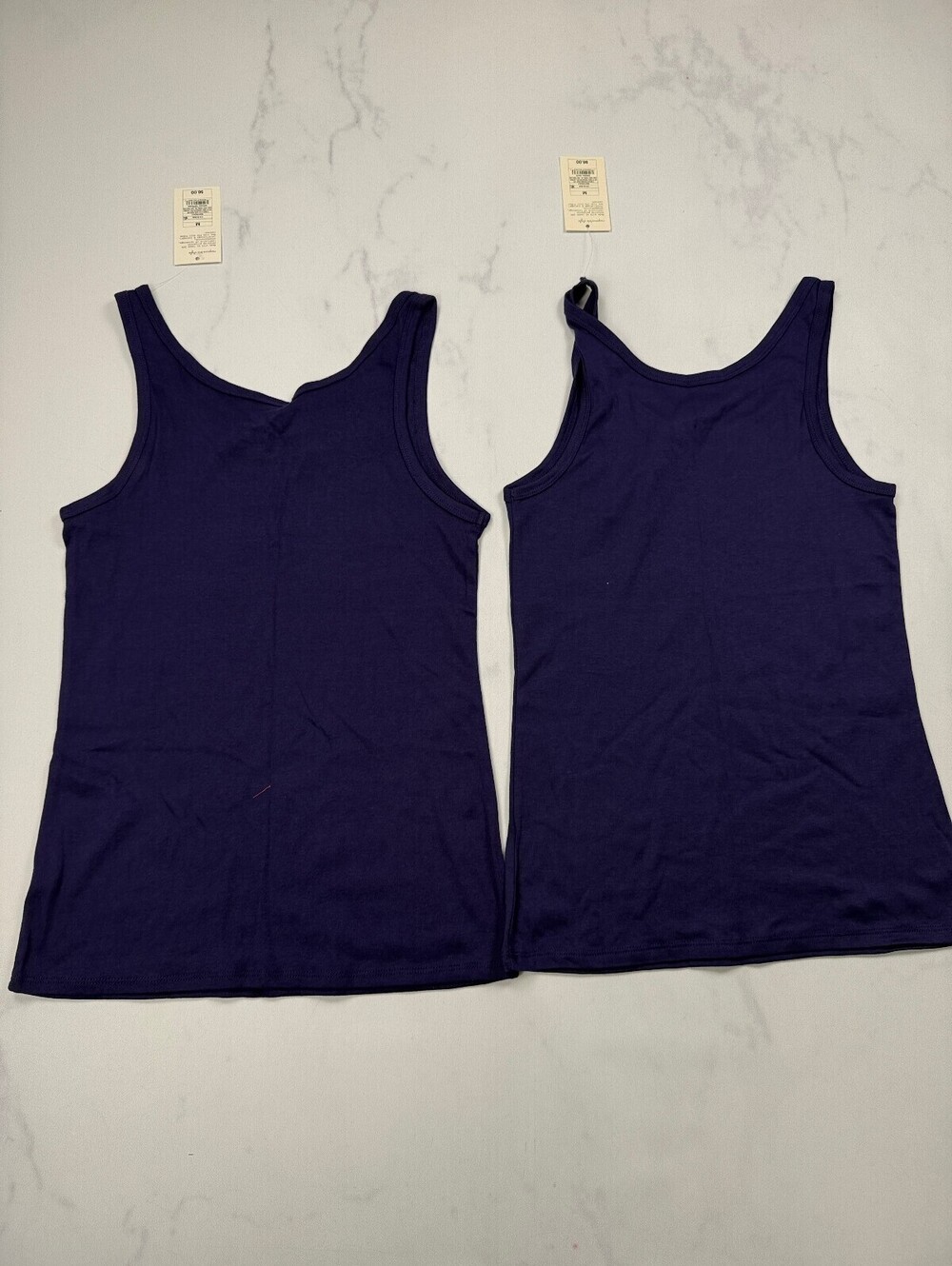 A New Day Tank Top Navy 90s Classic Style Lot of 2 - Womens Medium
